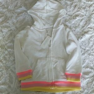 Girls Terry Cloth Sweat Jacket XXS 3